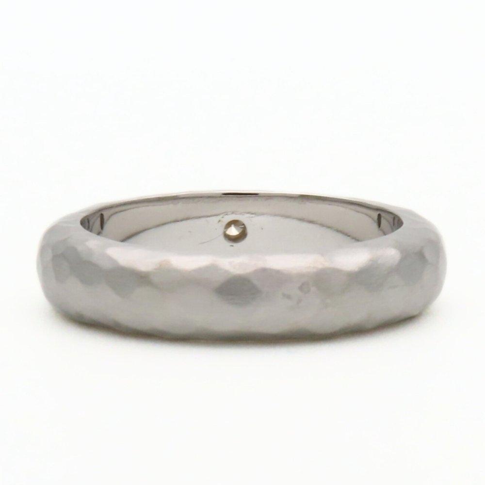 TIFFANY 18k Silver Diamond Ring - Picture 5 of 13